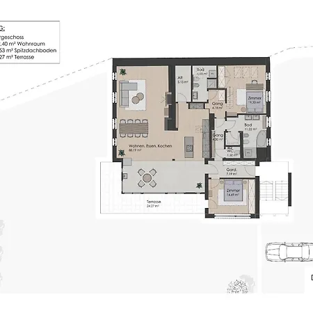 Residenz Aichwaldsee 2 Mit Privaten Seezugang Und Badestrand * Unteraichwald